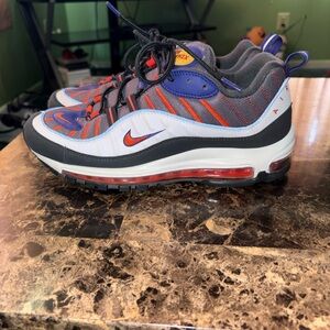 Nike Air Max 98 - Blue, Orange, Black